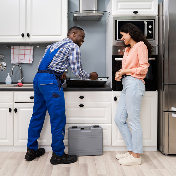 can you provide an estimate for cooktop repair before beginning any work in Martic